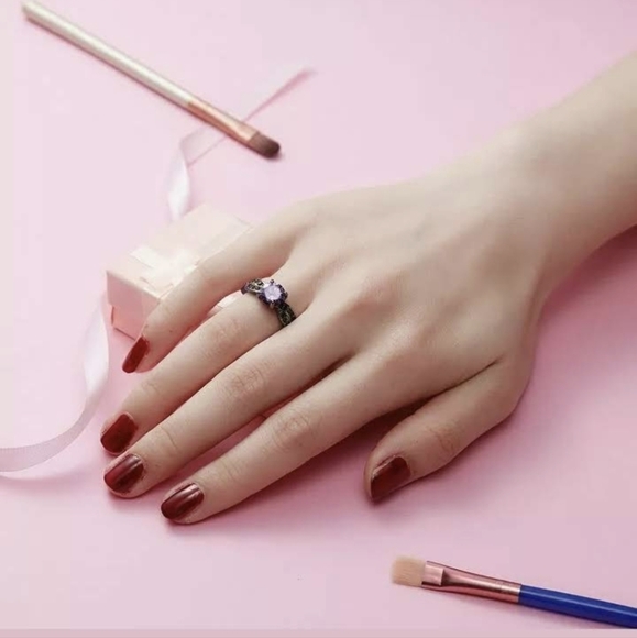 New Amethyst Rainbow Hematite Ring. - Picture 3 of 10